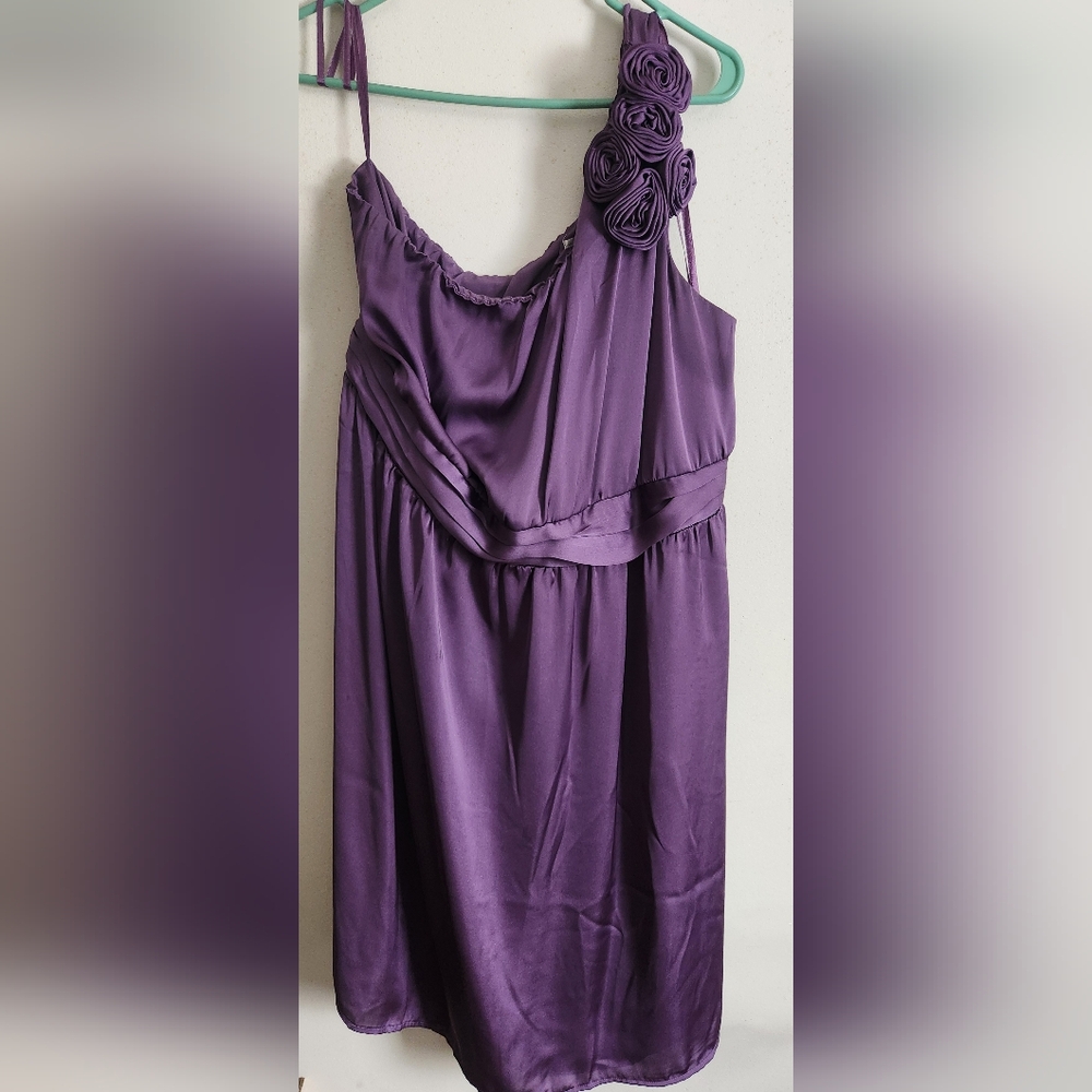 Elegant Purple Women's Dress